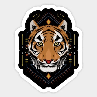 Tiger vector illustration Sticker